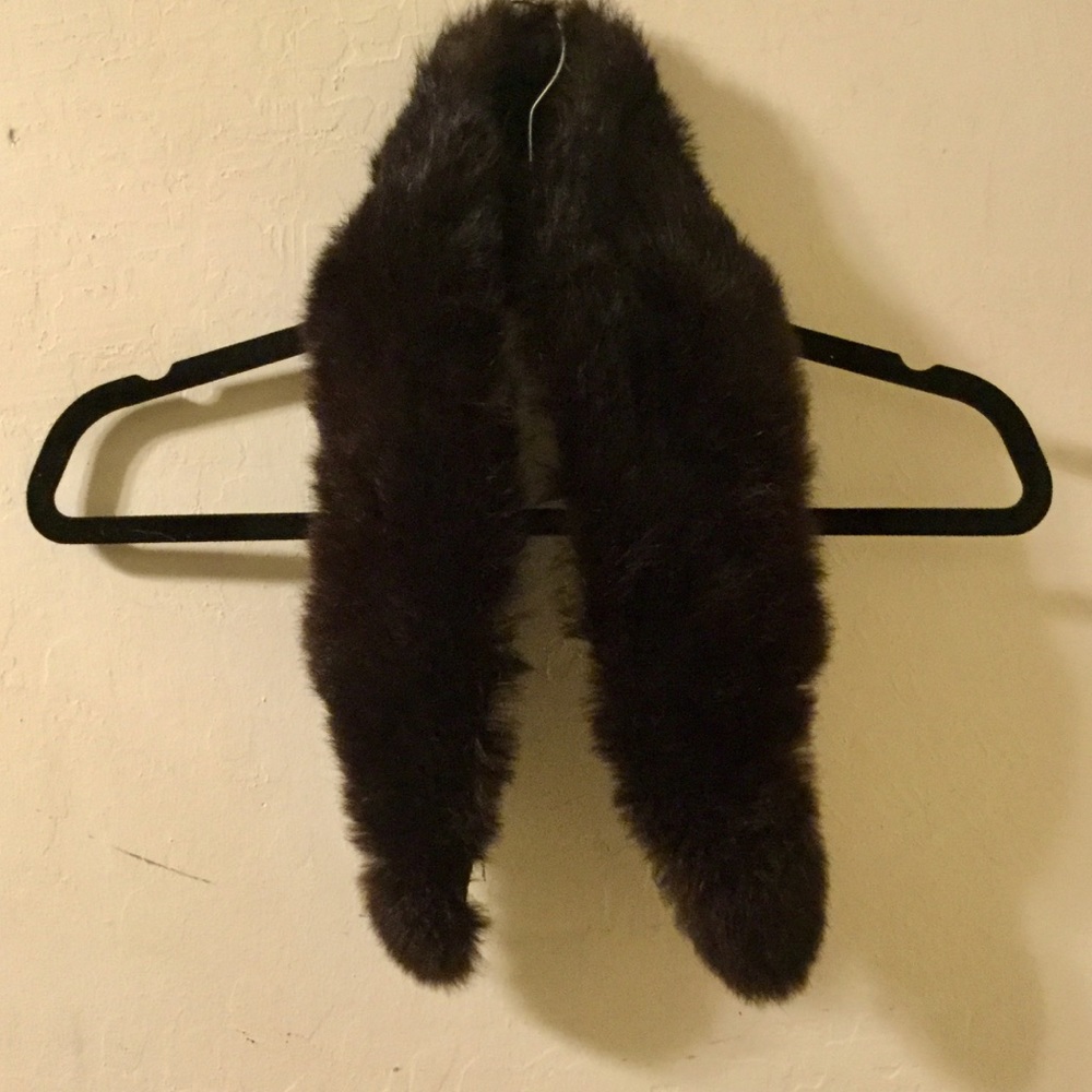 Costume dressup Real Brown Fur Scarf Stole